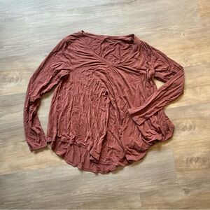 LULULEMON FLOWY LONG SLEEVE SHIRT